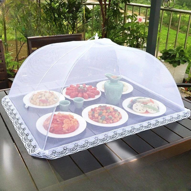 Foldbart madnetovertræk Fly Anti Mosquito Pop-Up Food Cover Umbrella Meal Vegetable Fruit Breathable Cover Kitchen Accessories