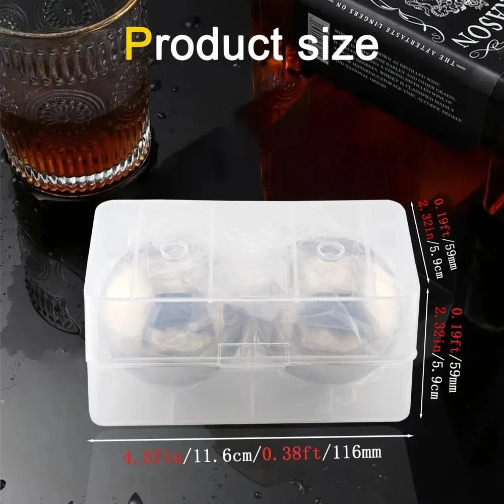 Genanvendelige runde isterninger i rustfrit stål