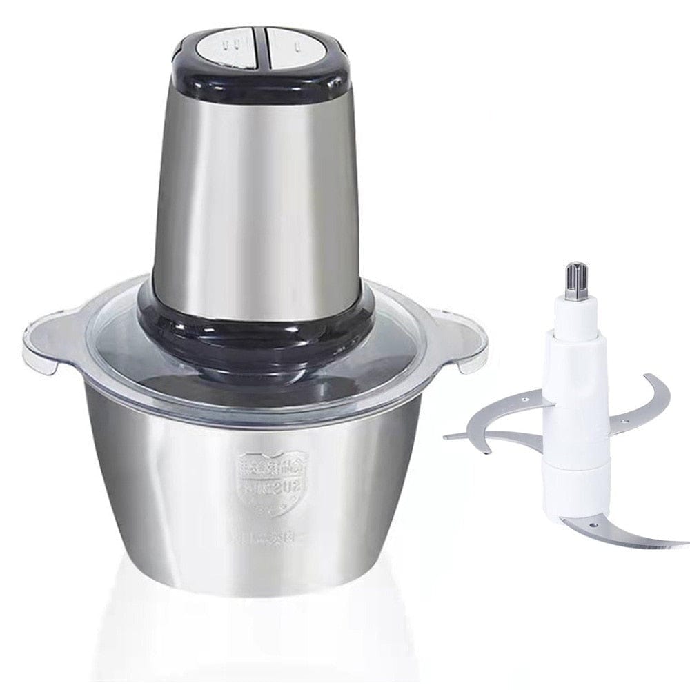 Alsidig elektrisk kødhakker med 2 hastigheder