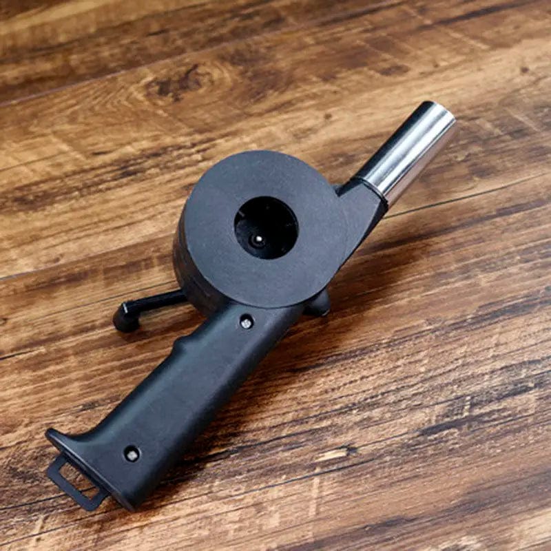 Håndblæser husholdning hånd bærbar grillblæser lille hårtørrer udendørs grilltilbehør værktøj A