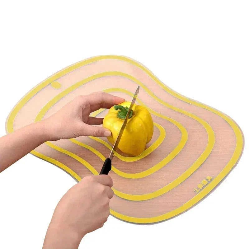 Hot sale Kitchen Chopping Block Cutting Board Non - slip Frosted Antibacteria Plastic Kitchen Gadgets Tool Fruit Vegetable Meat Yellow / S 20x13cm