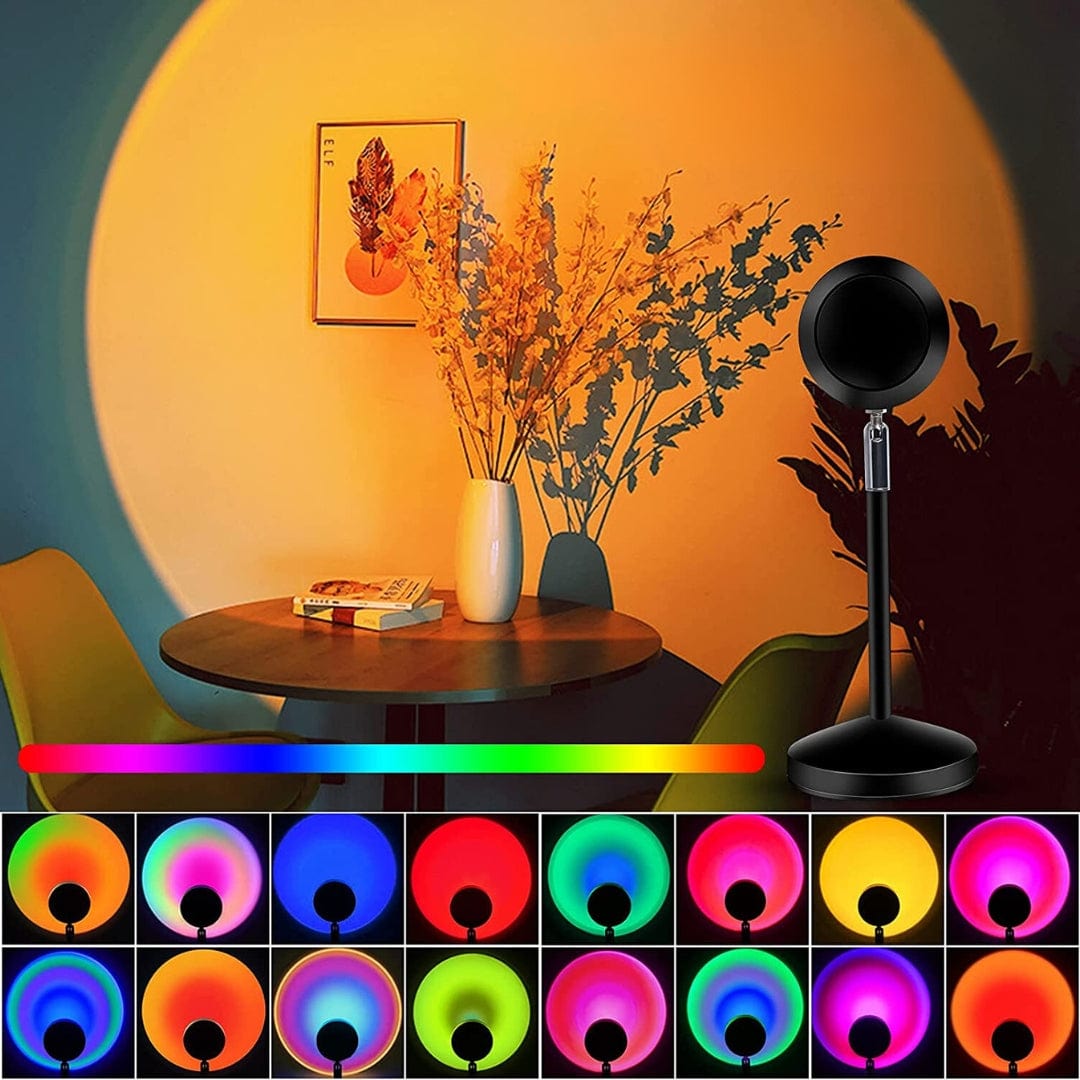 Graffiti RGB solnedgangslampe / 6 W