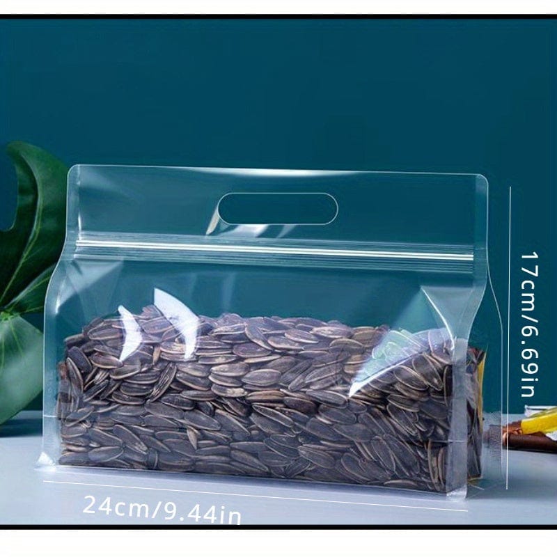 "50 selvstående, gennemsigtige poser til emballering af mad og te" 50 stk.