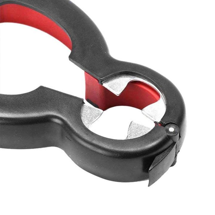 🔥 LOT: Justerbar krukkeåbner ➕ Alsidig krukkeåbner