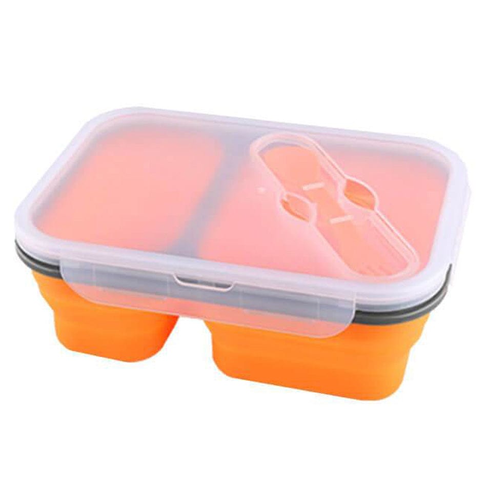 Madkasse Compact Folding med dobbelt rum Orange