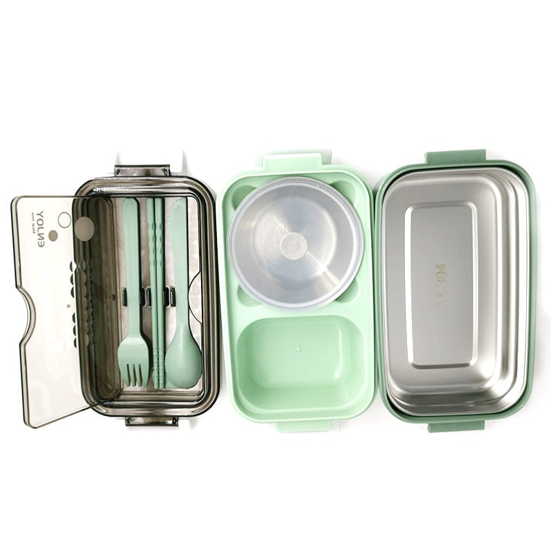 Vandtæt madkasse med bestik