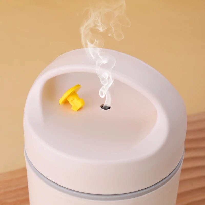 Cylindrisk isotermisk madkasse med håndtag