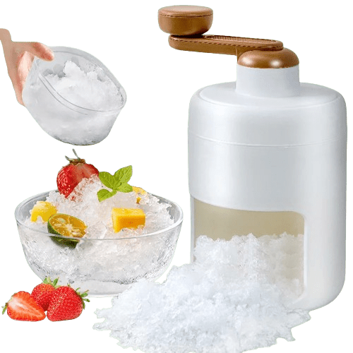 Praktisk manual til maskine til knust is