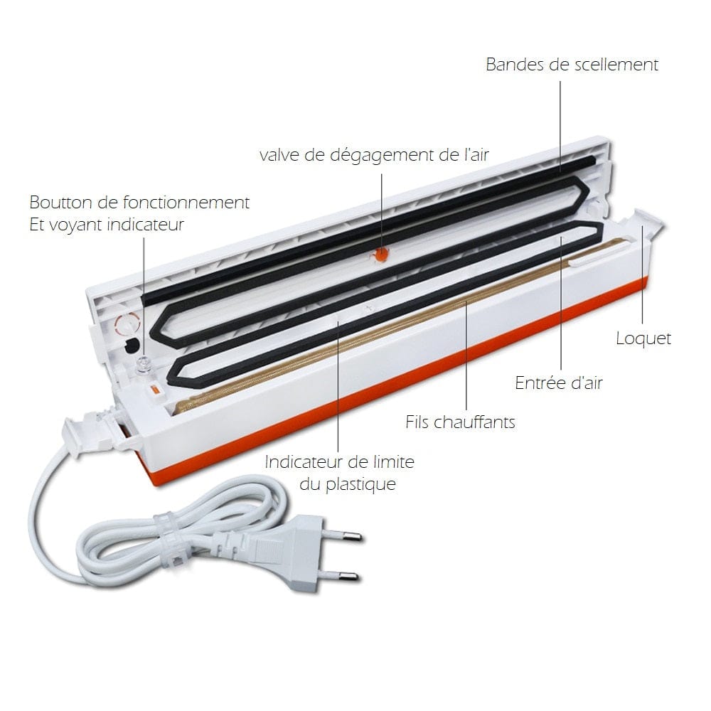 Køkkenvakuummaskine til konservering af fødevarer