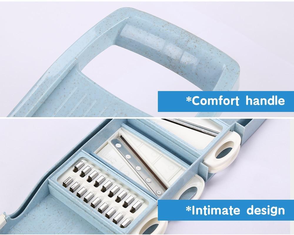 Multifunktionel køkkenmandolin