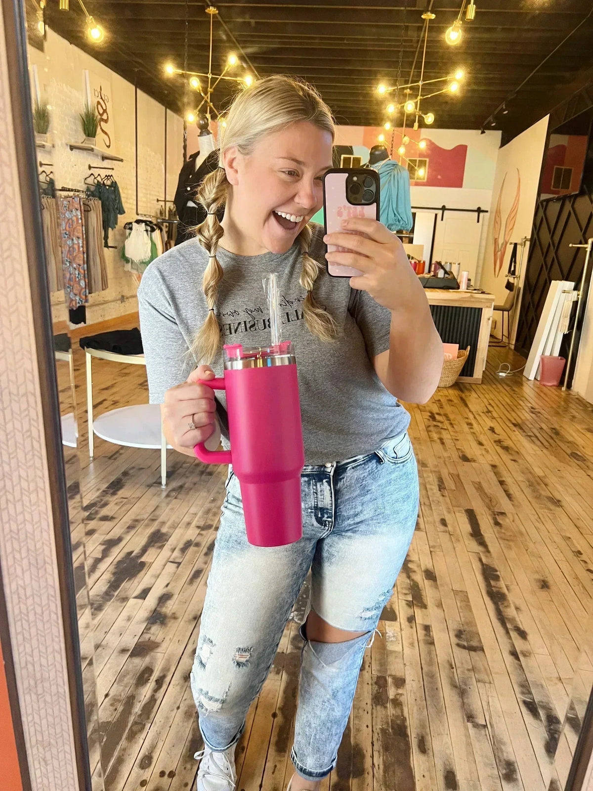 Mega Smart Isoleret Flaske - Rose Quartz Rose Quartz