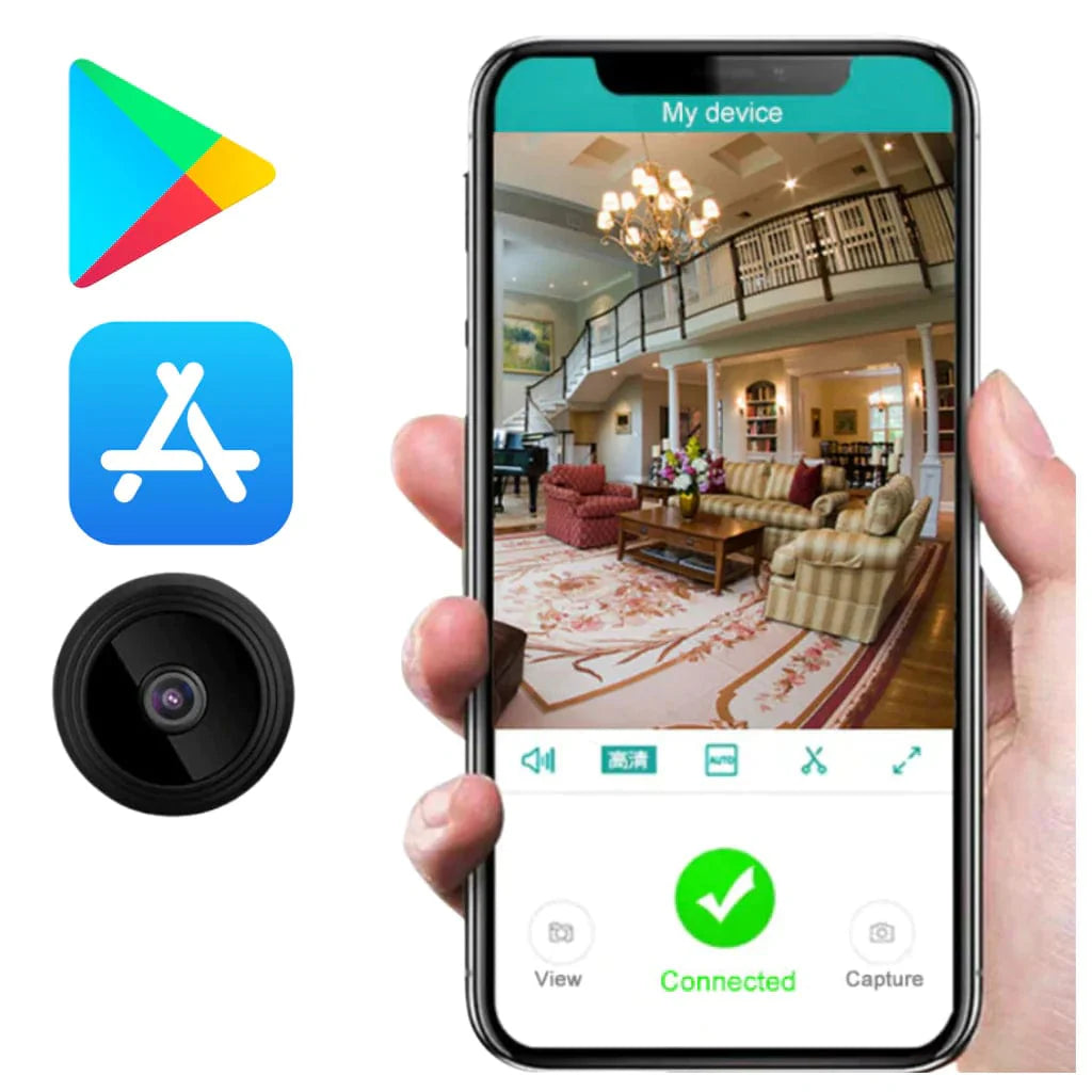 Brugervenligt mini-wifi-overvågningskamera