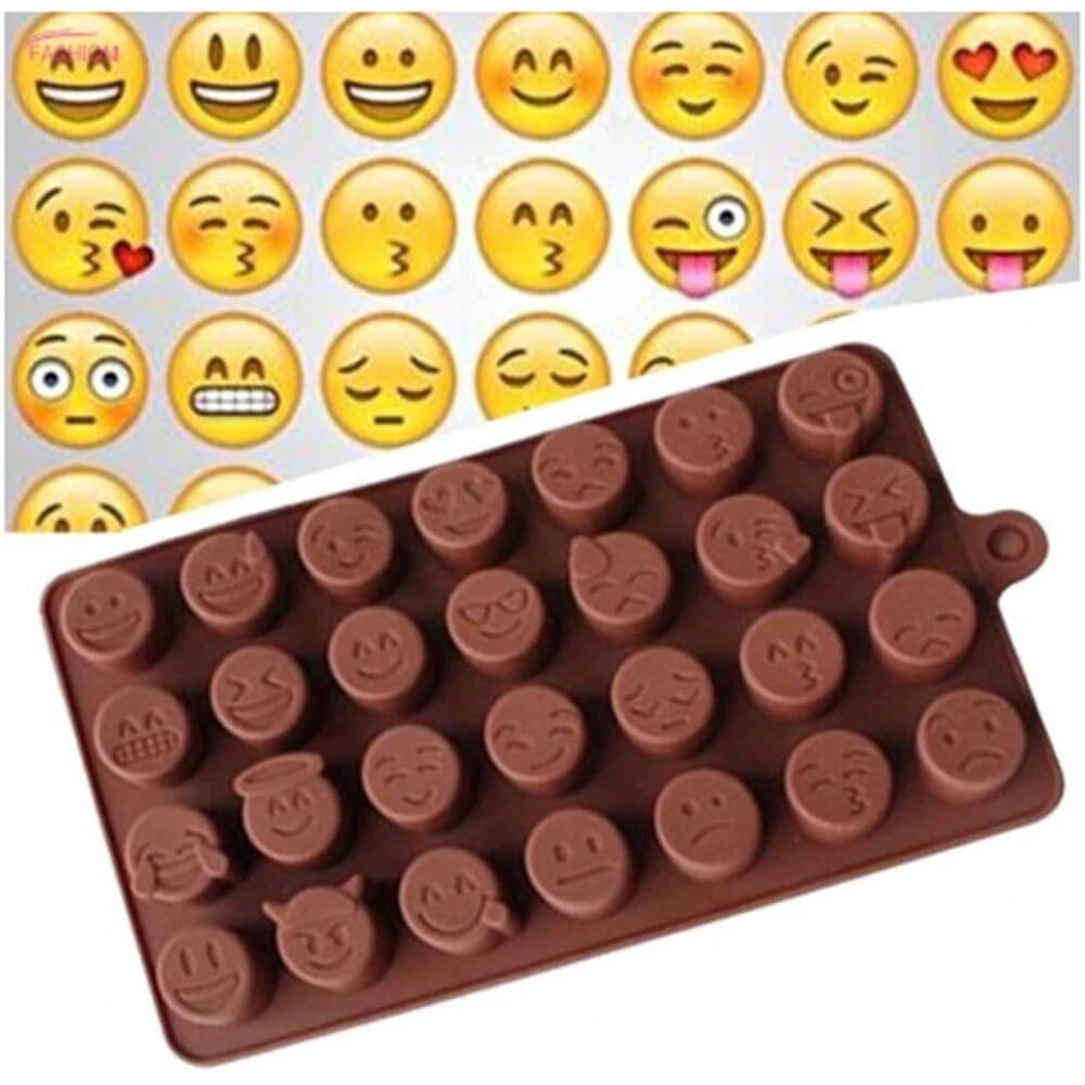 Emoji-chokoladeform