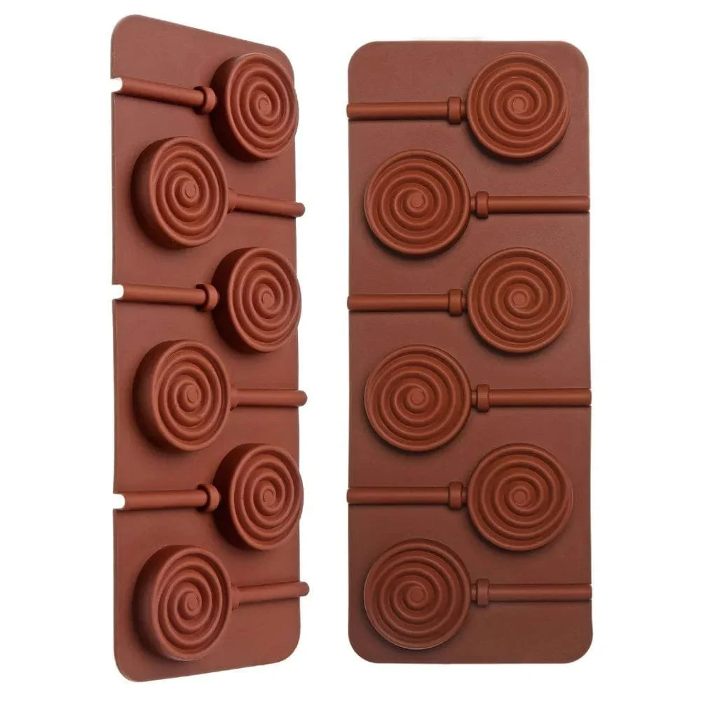Chokoladeform Silikone Lolipop