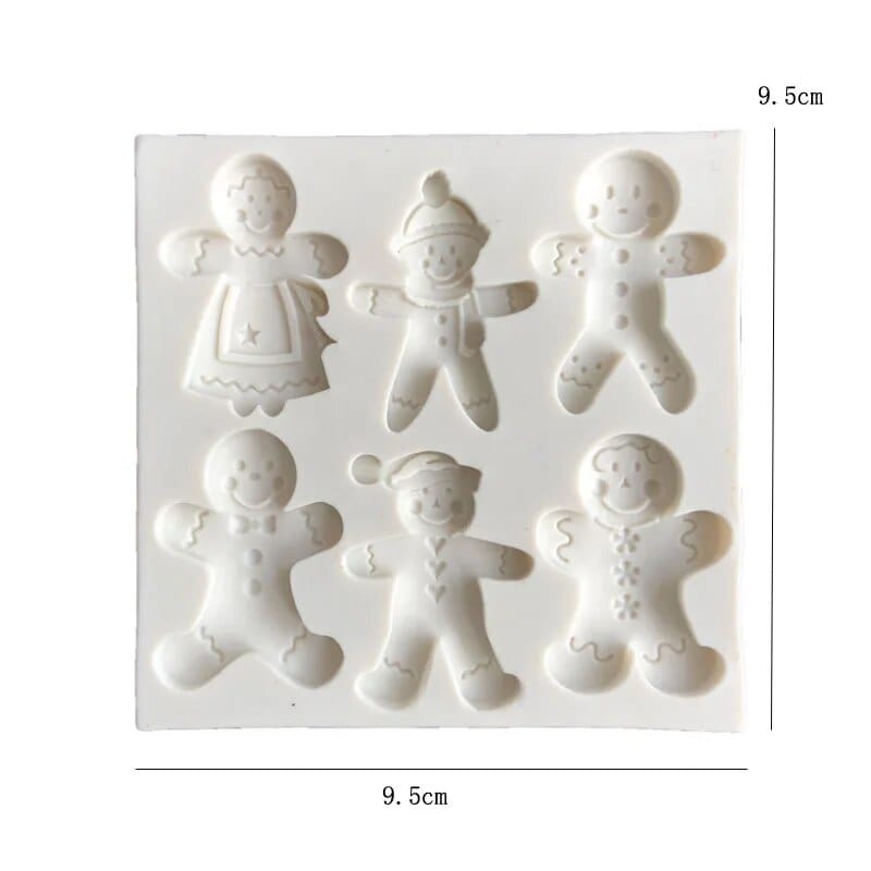 Kageform i form af små mænd