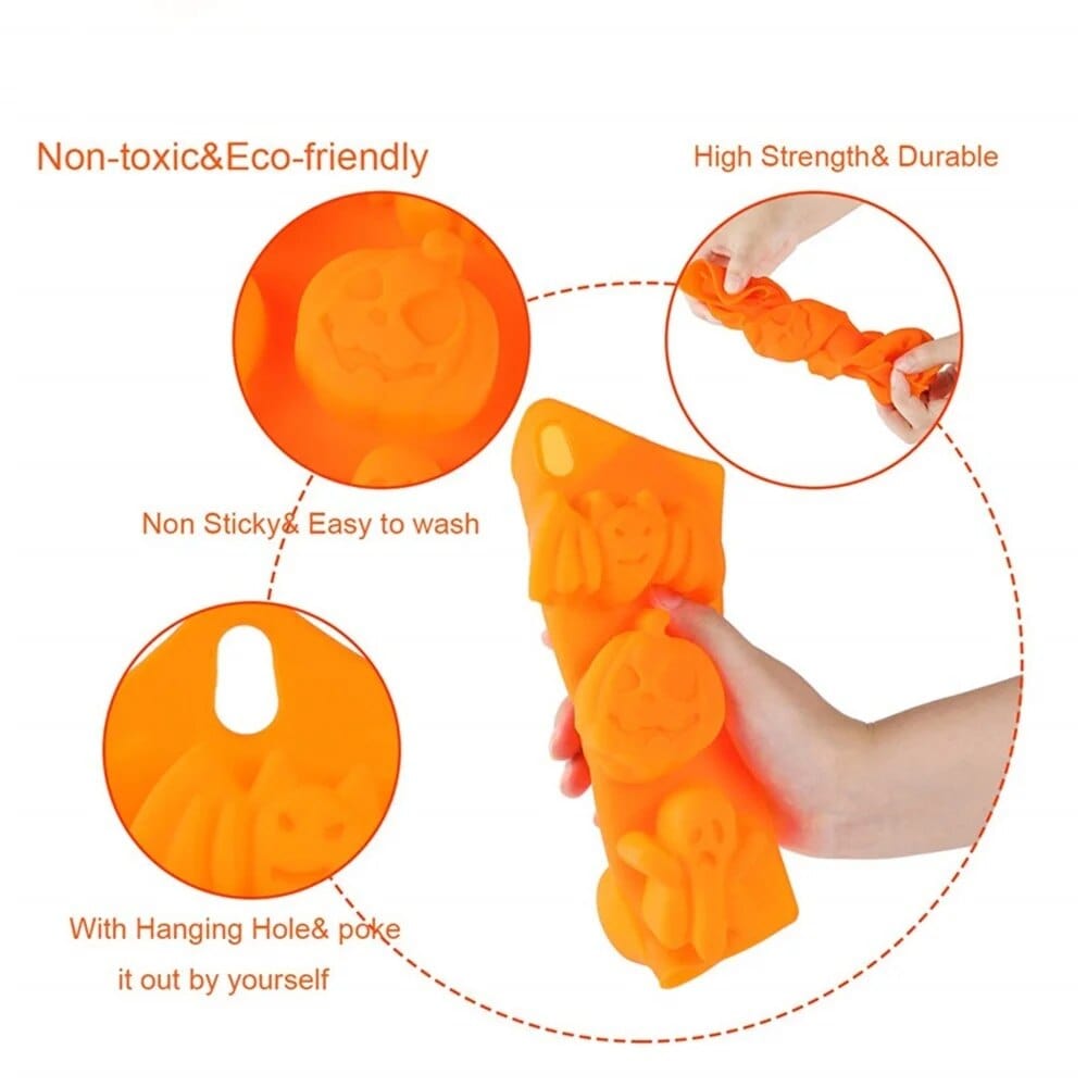 Halloween-kageform i silikone