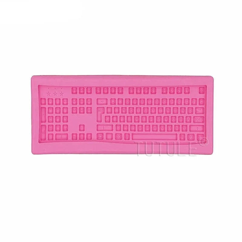 3D Computer Keyboard Silikone Kageform