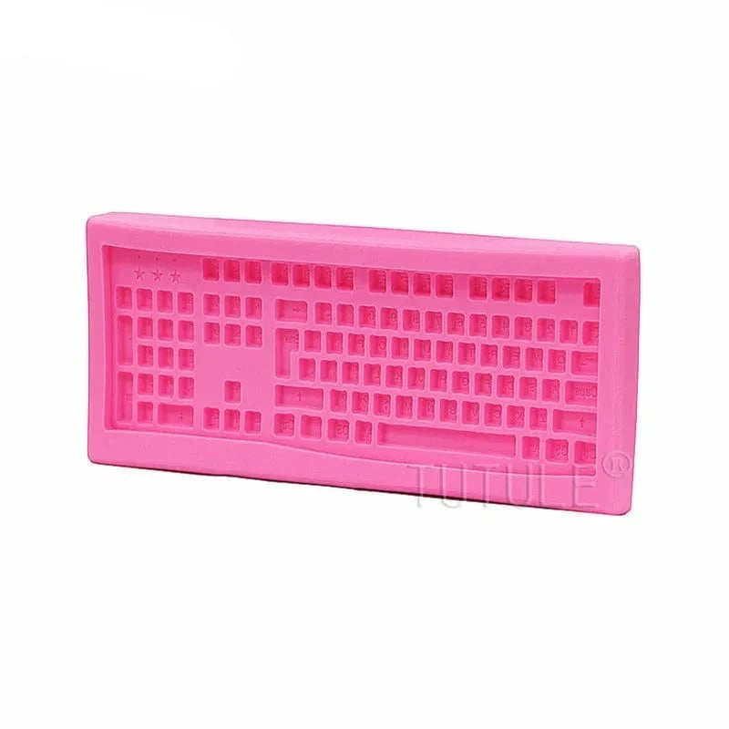 3D Computer Keyboard Silikone Kageform
