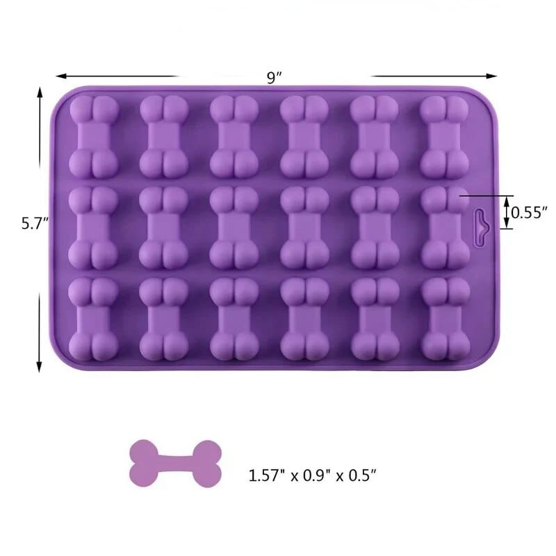 Kageform i silikone - Os De Chien