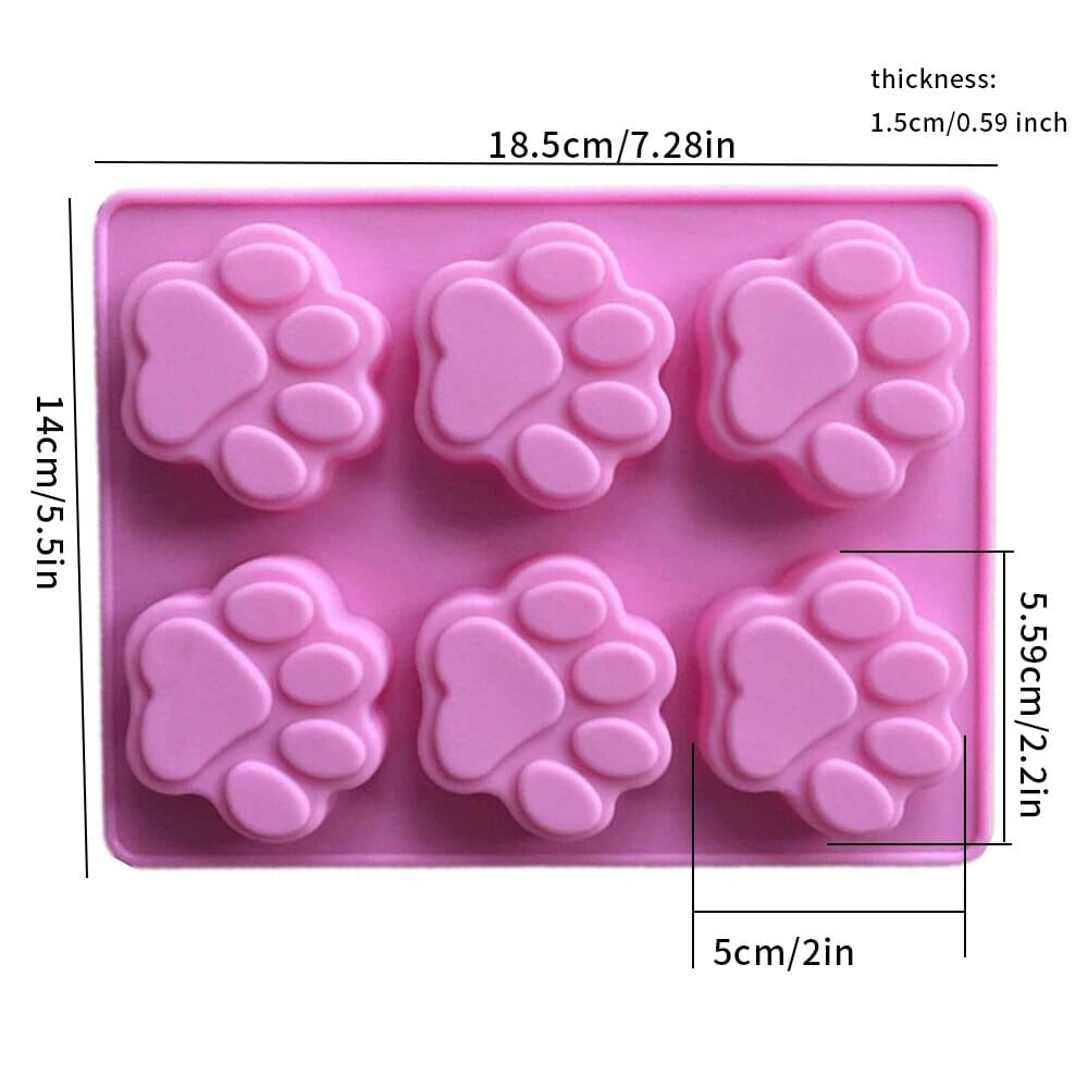 Kageform i silikone - Kattepoter