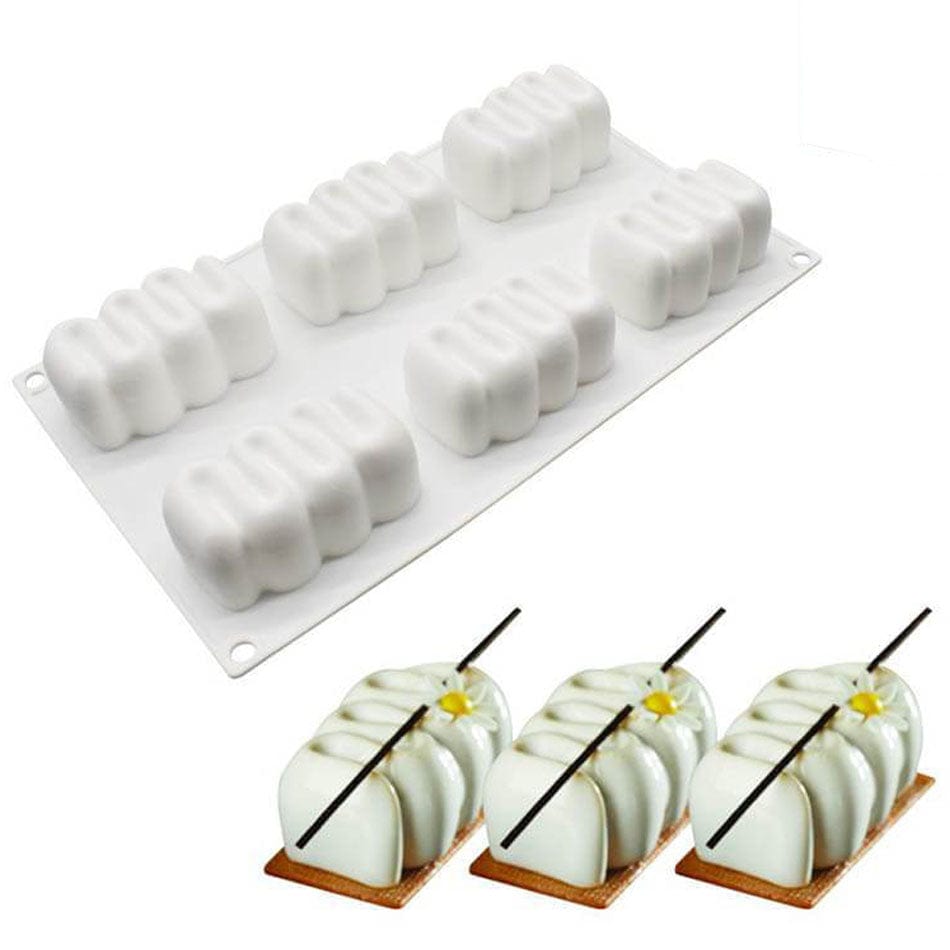 3D silikone multiform zigzag-kageform