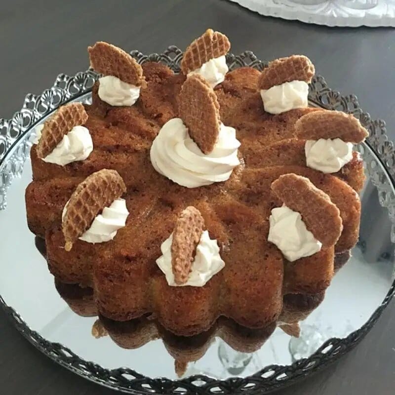 Blomsterformet kageform i silikone