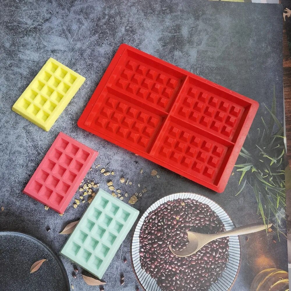 Vaffelform i silikone