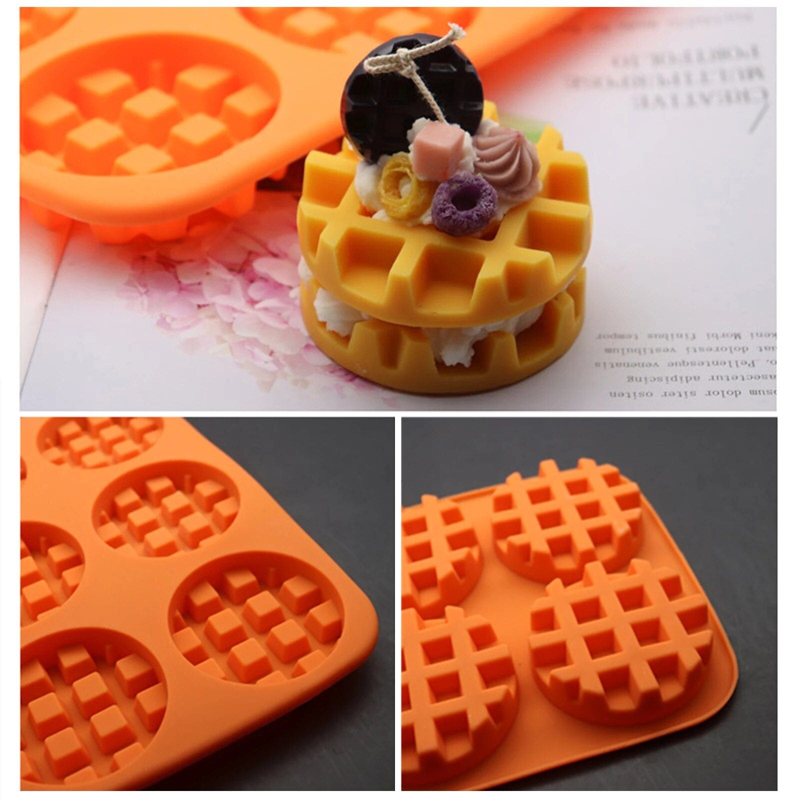 Form til silikonevafler