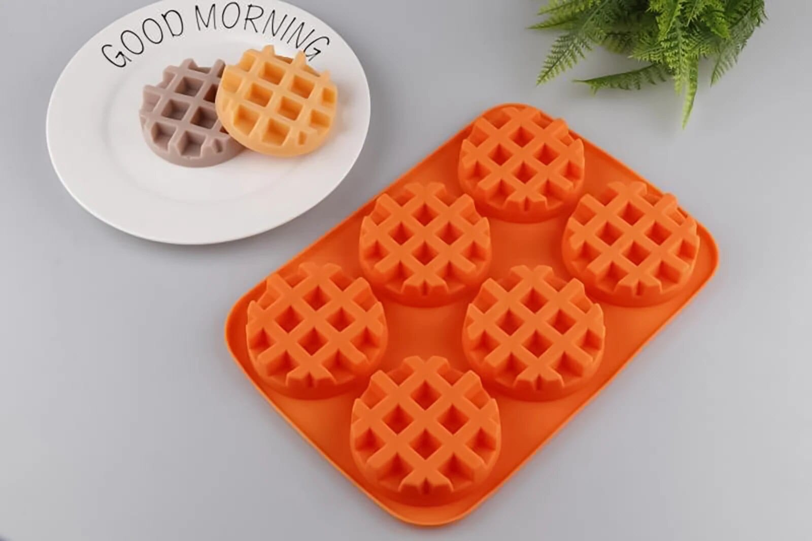 Form til silikonevafler