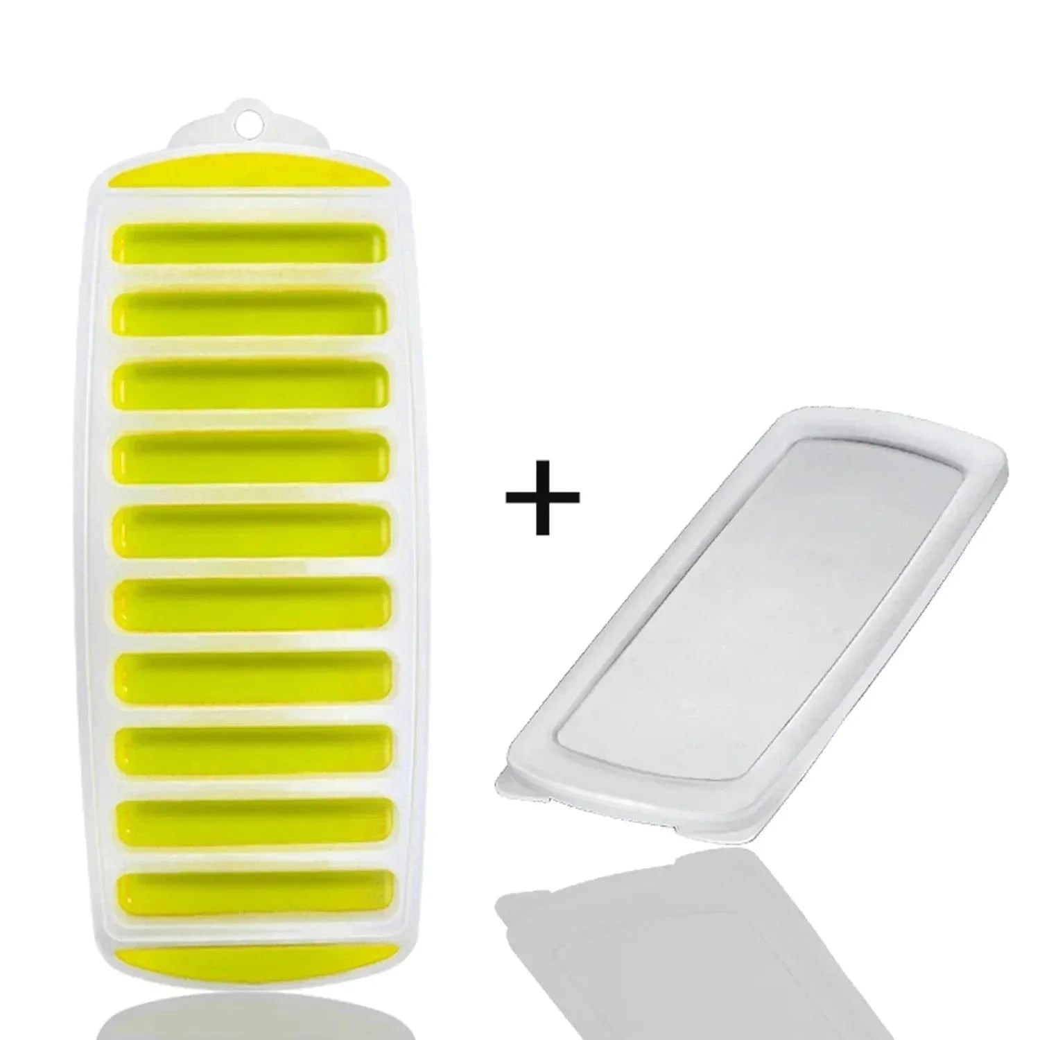 Flaskeisform - fine isterninger til alle flaskehalse! Gul