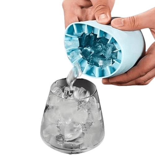 Isterningeform i silikone - Lav perfekt formede isterninger på et øjeblik