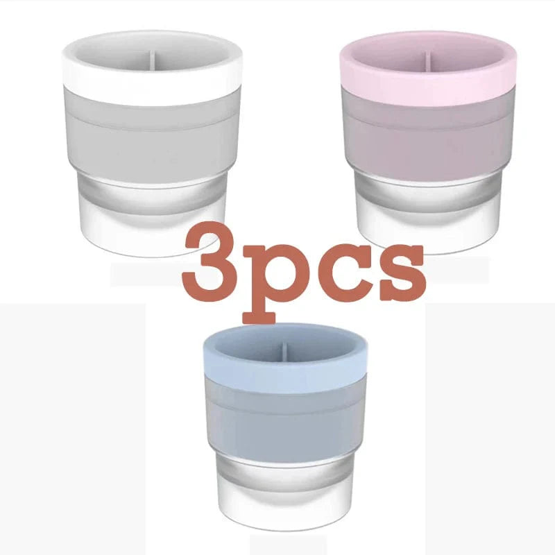 Rund isterningeform 3 forme i hver farve