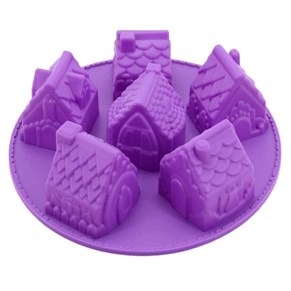 3D-julehytteform i silikone