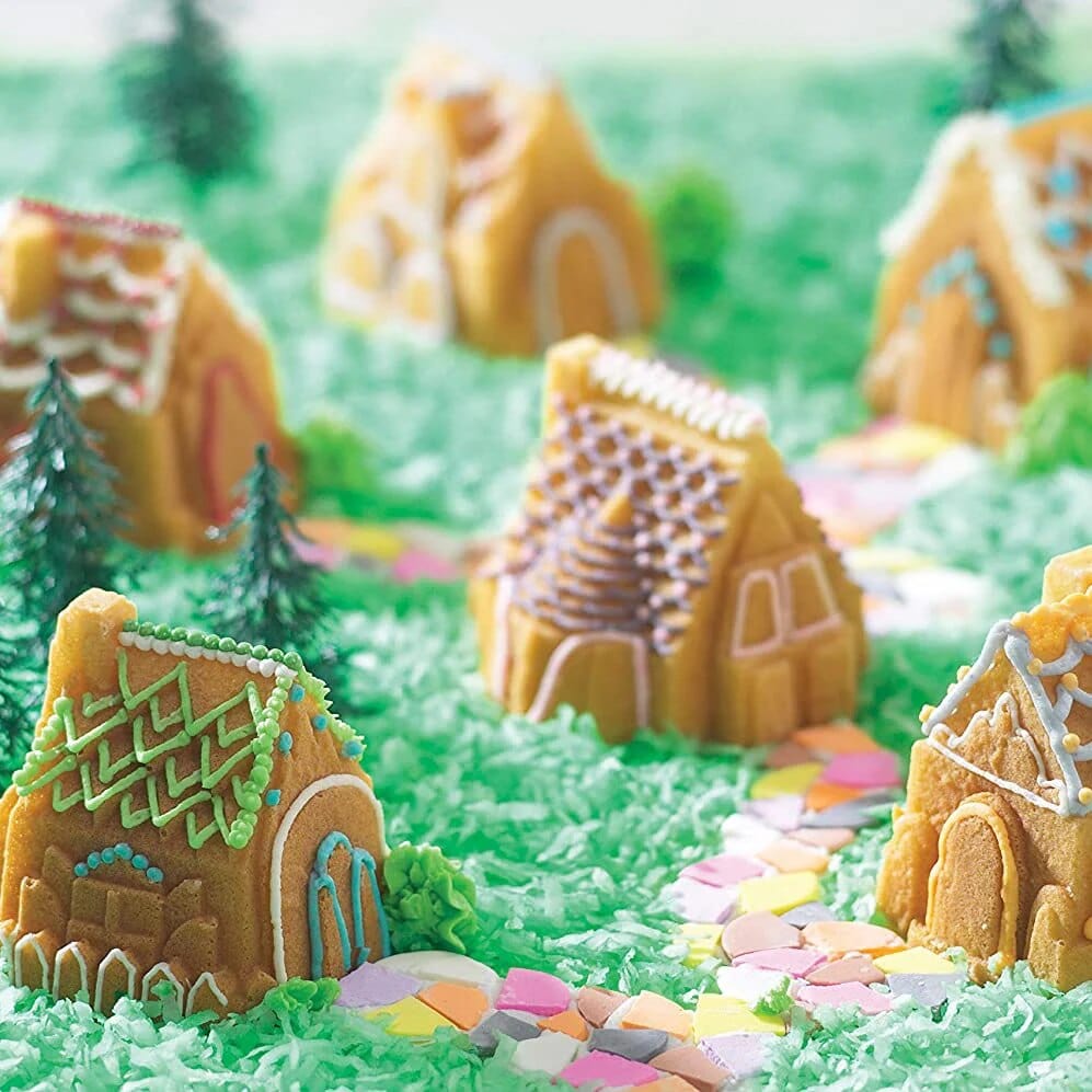 3D-julehytteform i silikone