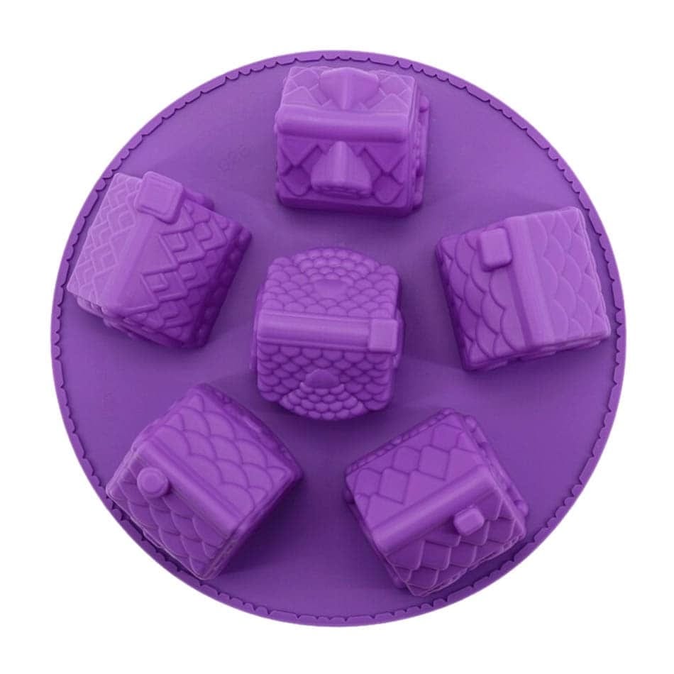 3D-julehytteform i silikone