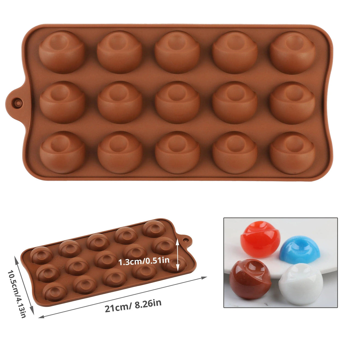 Chokoladeforme af silikone