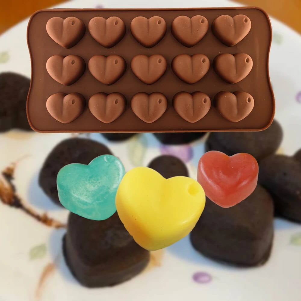 Chokoladeforme af silikone