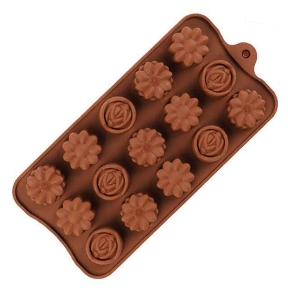 Silikone blomster chokoladeforme