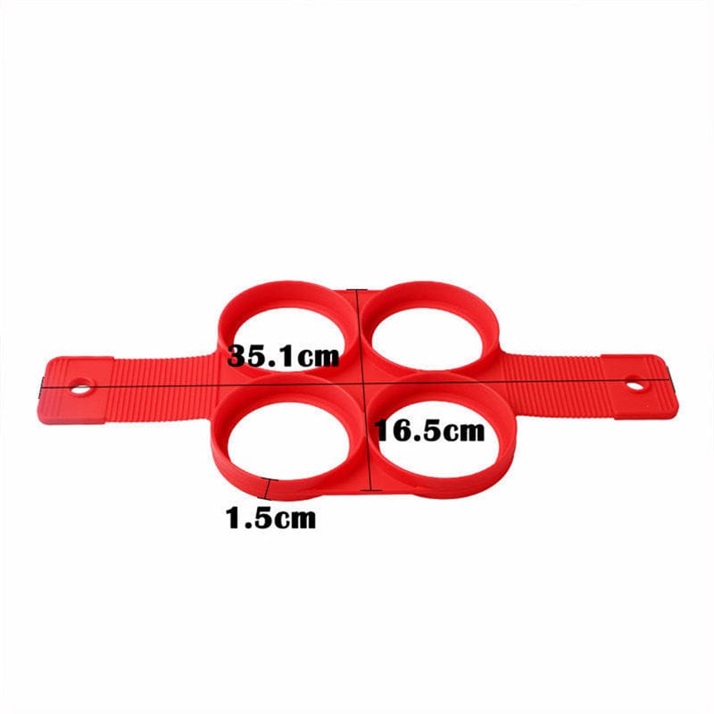 Pandekage- og kageforme, pakke med 4 stk.