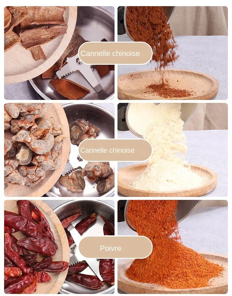 Elektrisk krydderi- og kaffekværn med høj effekt