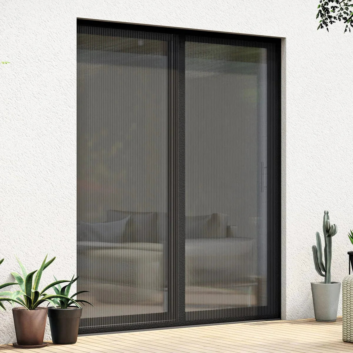 Magnetisk skærm til døre og indgange: Automatisk lukning