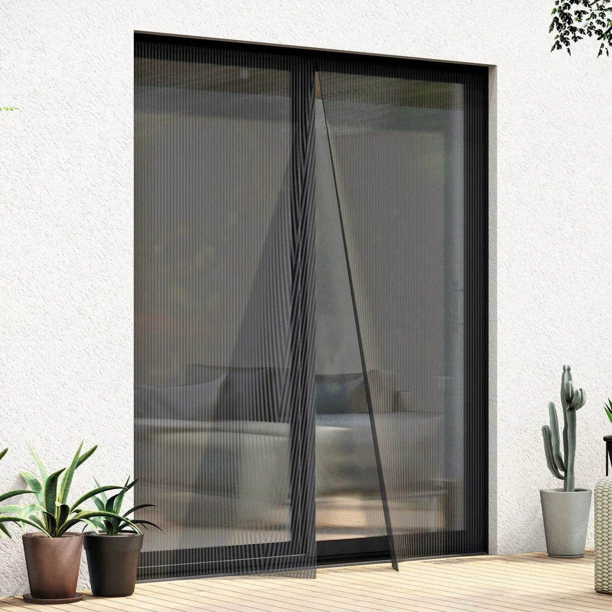 Magnetisk skærm til døre og indgange: Automatisk lukning