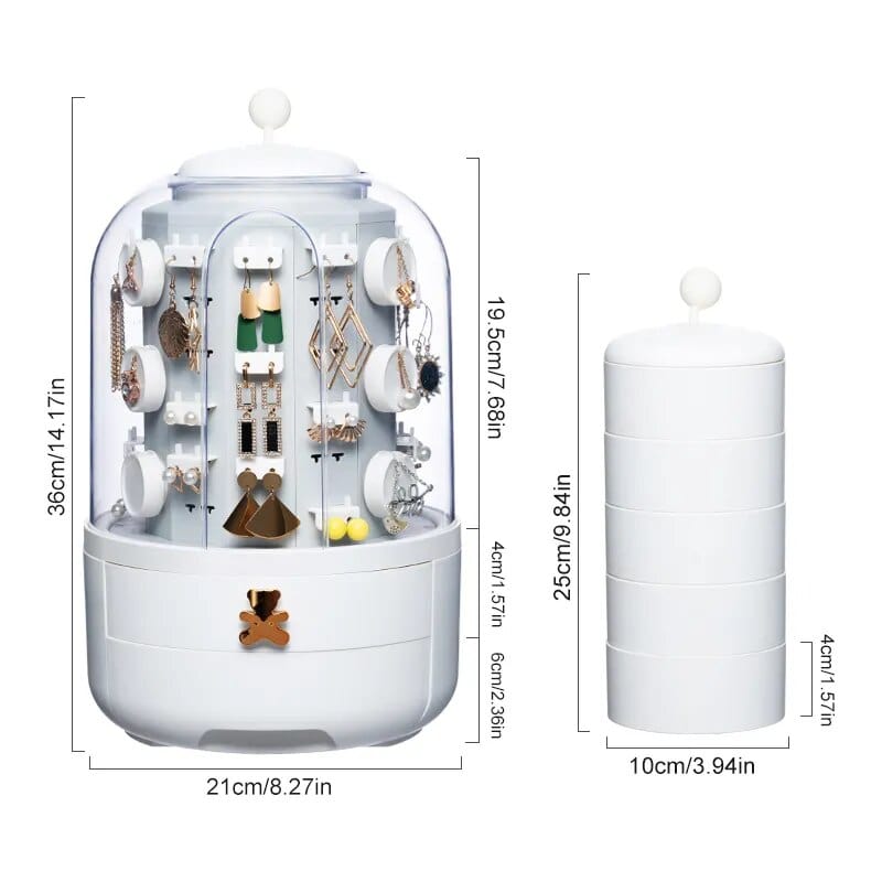 Roterende smykkeholder