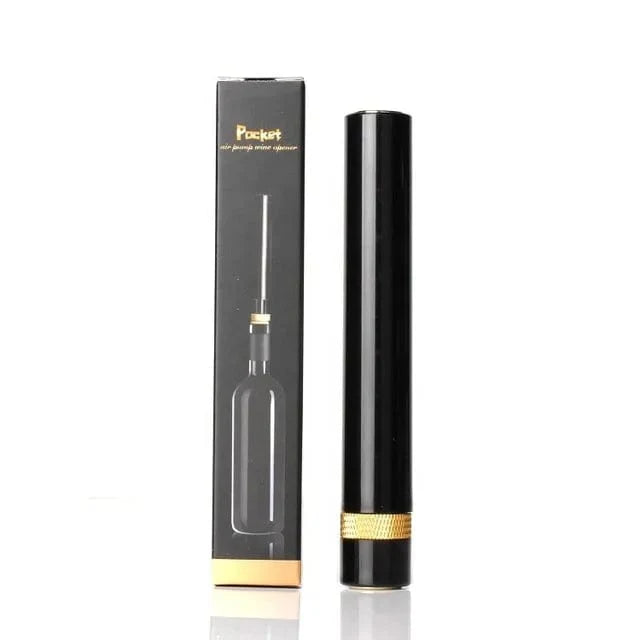 Vinåbner med lufttryk og korkvakuumpumpe i rustfrit stål - tilbehør til vinkælderen 08 GD