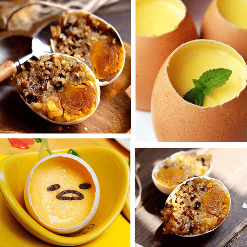 Æggeåbner i rustfrit stål - nemt værktøj til æggeskaller - QJ26909 Style1