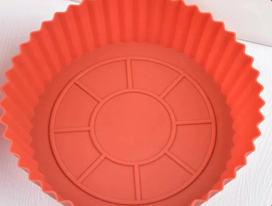 Madlavningskurv i silikone til luftfryser (16x19x6 cm)