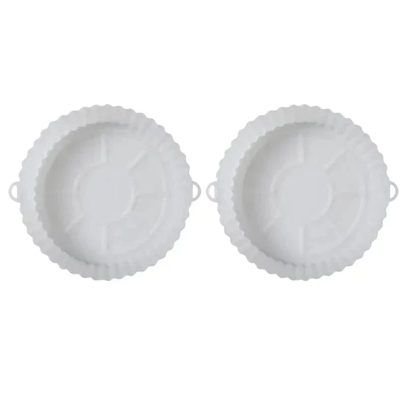 Kogekurve i silikone til oliefri frituregryder (sæt med 2)