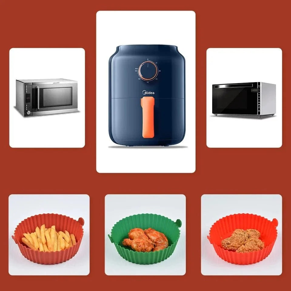 Genanvendelige kogekurve til Air fryer (sæt med 2)