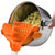 Silikonefilter til gryder - nem filtrering, manuel, frugt, grøntsager - NL25678 Orange