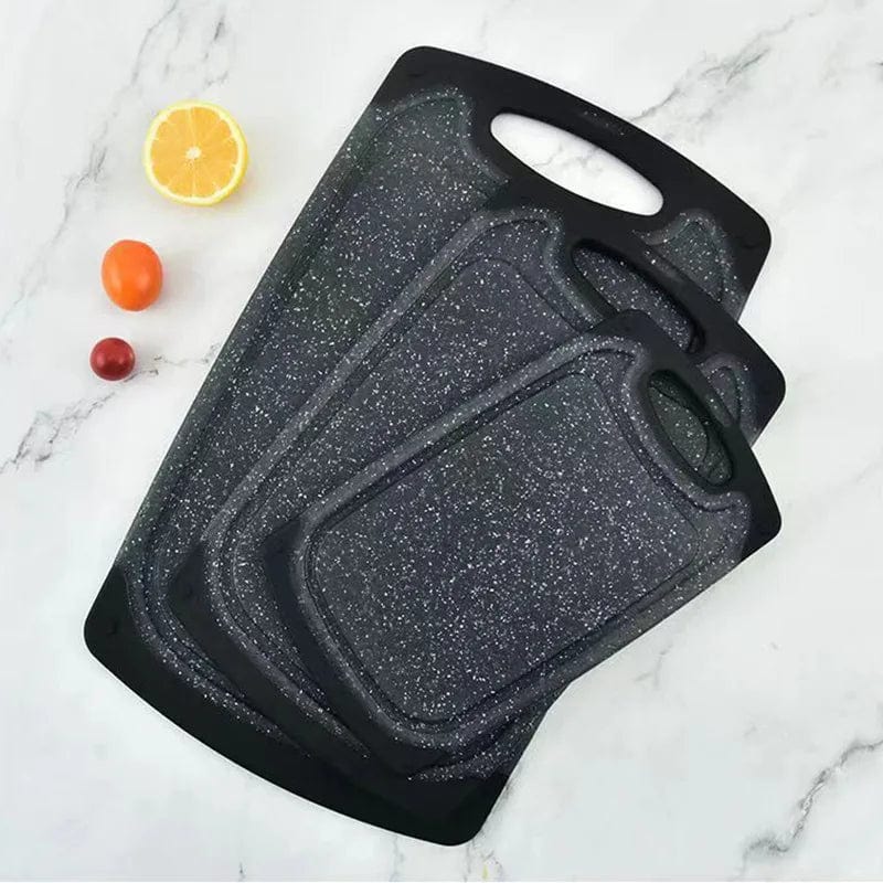 Køkkenskærebræt i imiteret marmor - 3-delt sæt - Praktisk og stilfuldt